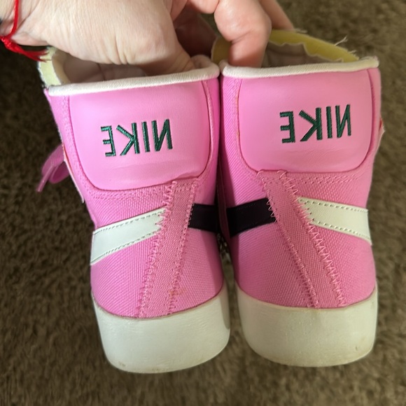 Nike WMNS BLAZER REBEL MID 'PINK' sneakers rare authentic size 9 - Picture 6 of 8